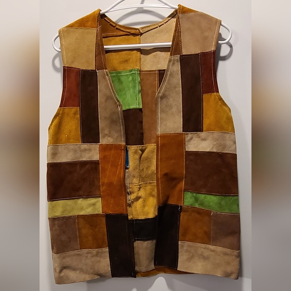 Unique Handmade Western Kids Suede Vest - Picture 1 of 12